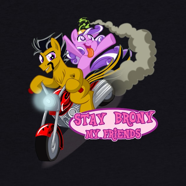 Stay Brony My Friends Bikers by Dustykatt